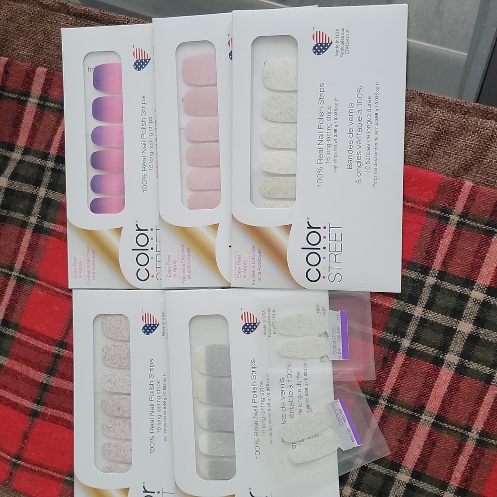 Bundle of 5 Color Street Sets & 2 Twosies